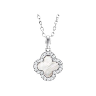Collier Lotus Trendy fleur en argent