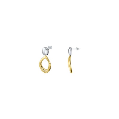Boucles d'oreilles Lotus Style Urban Woman en acier