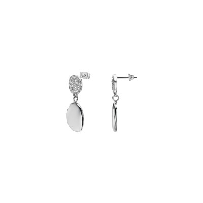 Boucles d'oreilles Lotus Style Urban Woman old money en acier