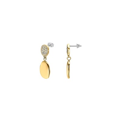 Boucles d'oreilles Lotus Style Urban Woman old money en acier