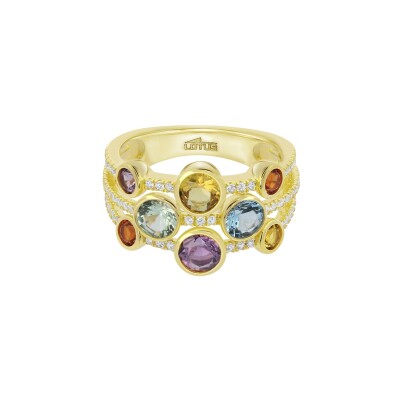 Bague Lotus Colors en argent, taille 54