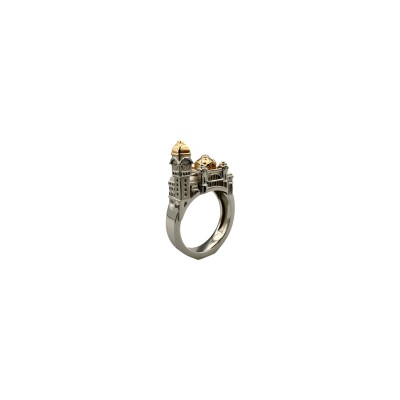 Bague Tournaire Gare de Limoges Philipparie X Tournaire en argent