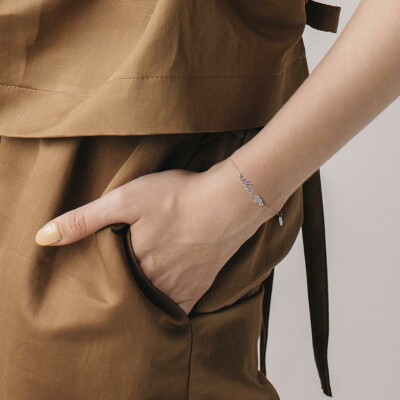 Bracelet Lotus Silver Mother's Love en argent