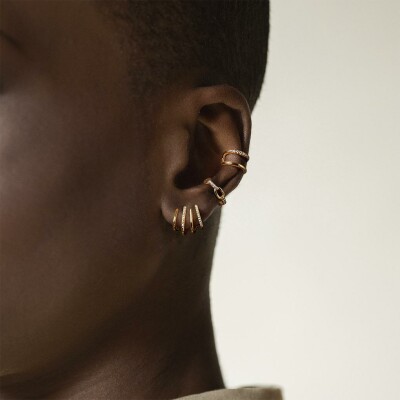 Boucles d'oreilles Lotus Silver Earparty en argent