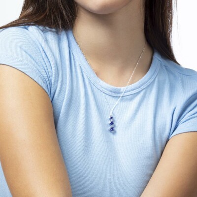 Collier Lotus Silver Colors en argent
