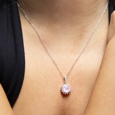 Collier Lotus Silver Colors en argent