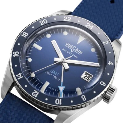 Montre Vulcain Skindiver Nautique Blue 680174B37.BAR254
