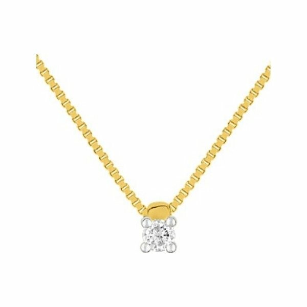 Collier en or jaune, or blanc et diamants