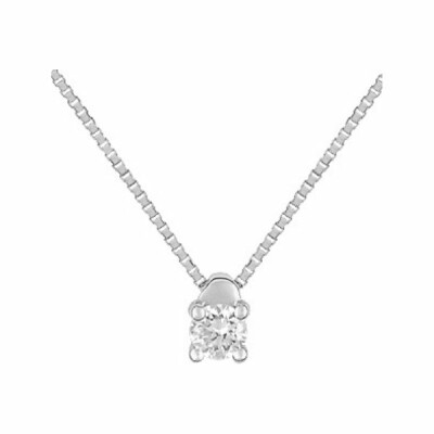 Collier en or blanc et diamant de 0.072ct