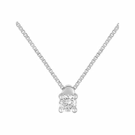 Collier en or blanc et diamant de 0.072ct