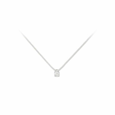 Collier en or blanc et diamant