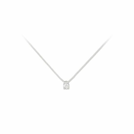 Collier en or blanc et diamant