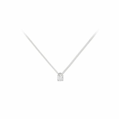 Collier en or blanc et diamant