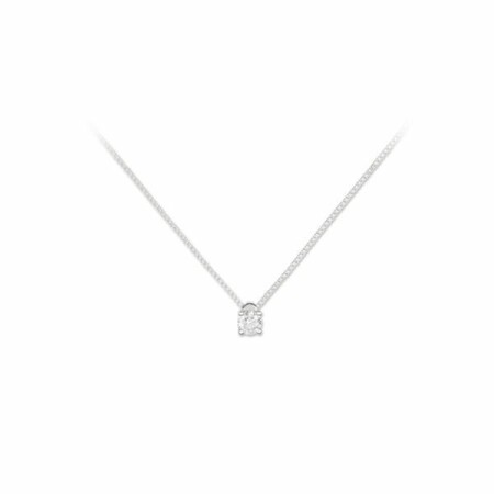 Collier en or blanc et diamant