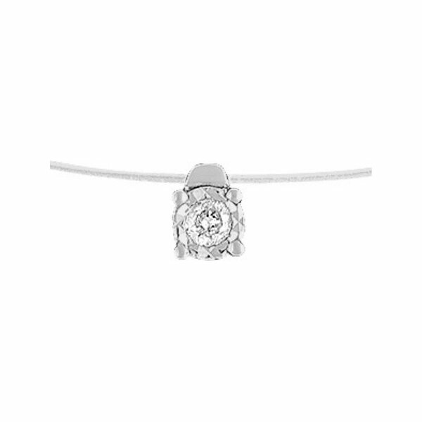 Collier en or blanc et diamant de 0.026ct