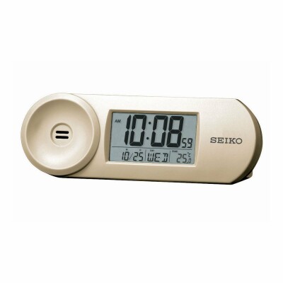 Réveil digital Seiko en plastique QHL067AN