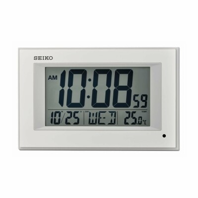 Horloge murale Seiko en plastique QHL077WN