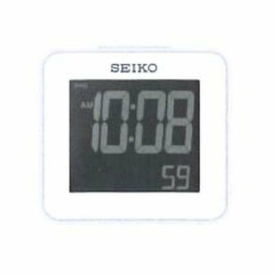 Réveil digital Seiko en plastique QHL079WN