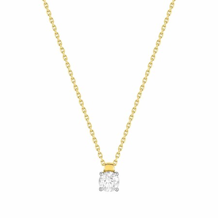 Collier en or jaune et diamant