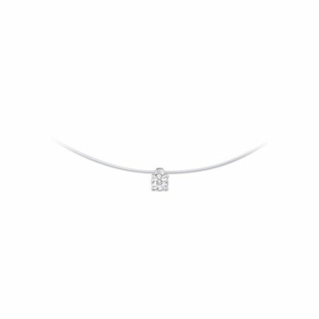 Collier en or blanc et diamant