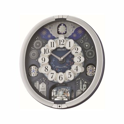 Horloge murale Seiko en plastique avec Cristaux Swarovski QXM379SN