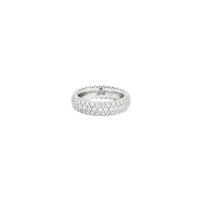 Bague Recarlo Anniversary Pavé en or blanc et diamant, taille 54
