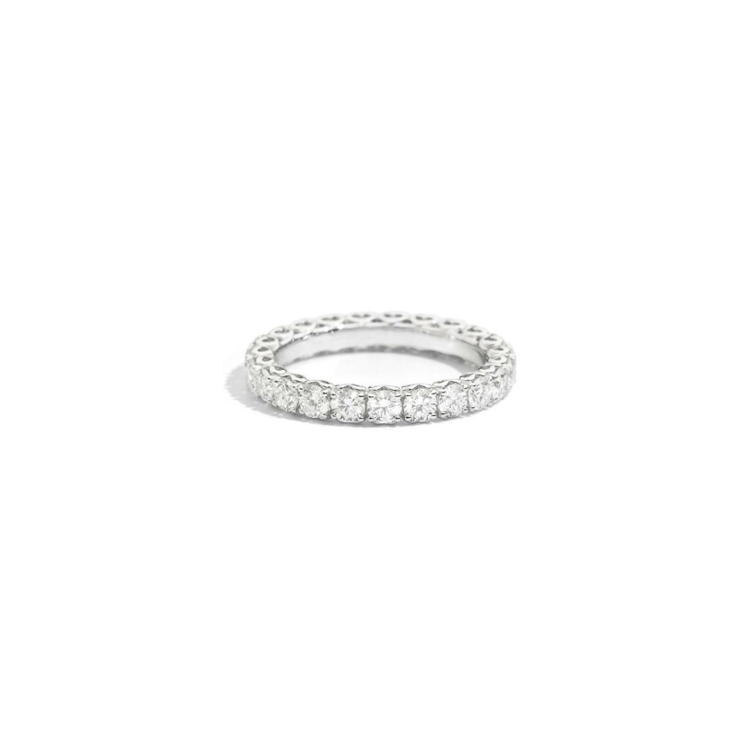 Recarlo Anniversary Eternity ring, white gold, brilliant cut diamonds