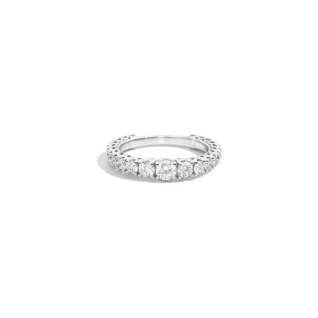 Bague Recarlo Anniversary en or blanc et diamants, taille 53