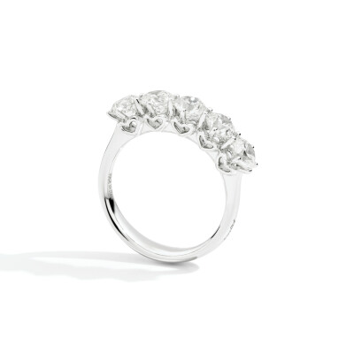 Bague Recarlo Anniversary en or blanc et diamants, taille 53