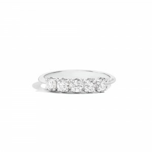 Bague Recarlo Anniversary en or blanc et diamants, taille 54