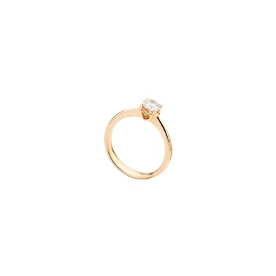 Solitaire Recarlo Anniversary en or jaune et diamant, taille 53