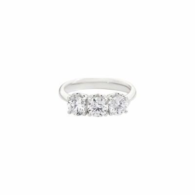 Bague Recarlo Anniversary Trilogy en or blanc et diamants, taille 51