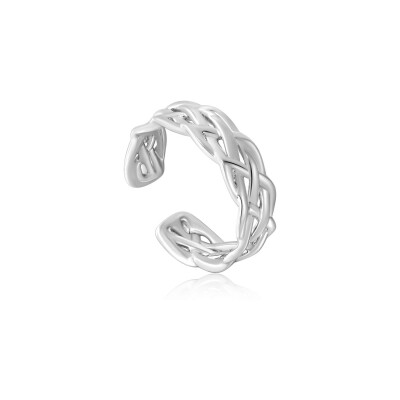 Bague Ania Haie Ropes & Dreams en argent et rhodium