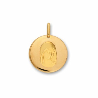 Médaille Vierge en or jaune