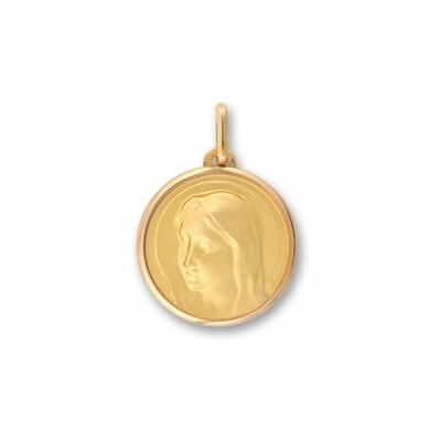 Médaille Vierge en or jaune