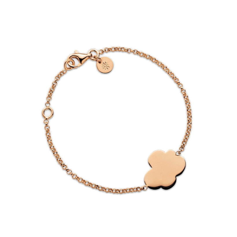 Arthus Bertrand slim cloud chain bracelet 14cm, pink gold