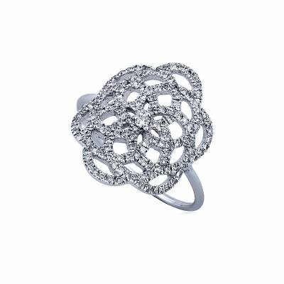 Bague Orient Express Seijna en or blanc et diamants