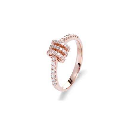 Bague Doux Obsession en or rose et diamants