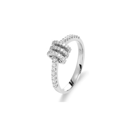 Bague Doux Obsession en or blanc et diamants