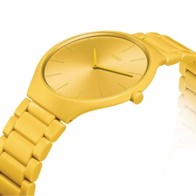 RADO True Thinline Les Couleurs™ Le Corbusier Sunshine Yellow 4320W R27093632-horloge