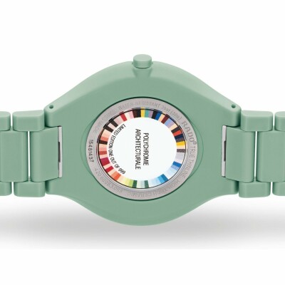 Montre RADO True Thinline Les Couleurs™ Le Corbusier Slightly Greyed English Green 32041 R27096662