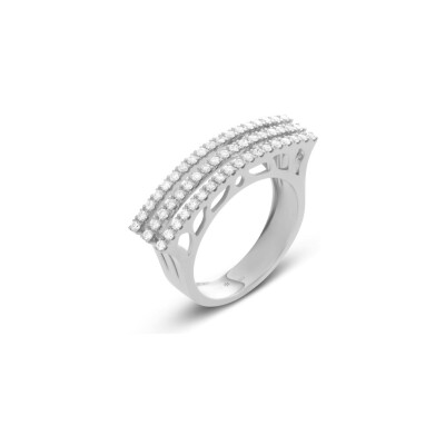 Bague Doux Iconic en or blanc et diamant