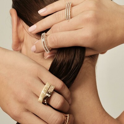 Bague Doux Iconic en or blanc et diamant