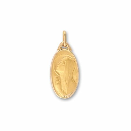 Médaille Vierge en or jaune