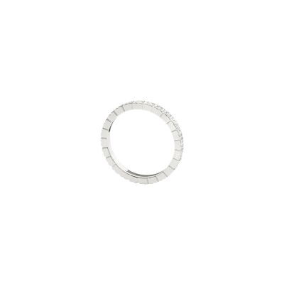 Bague Recarlo Face Cube en or blanc et diamant