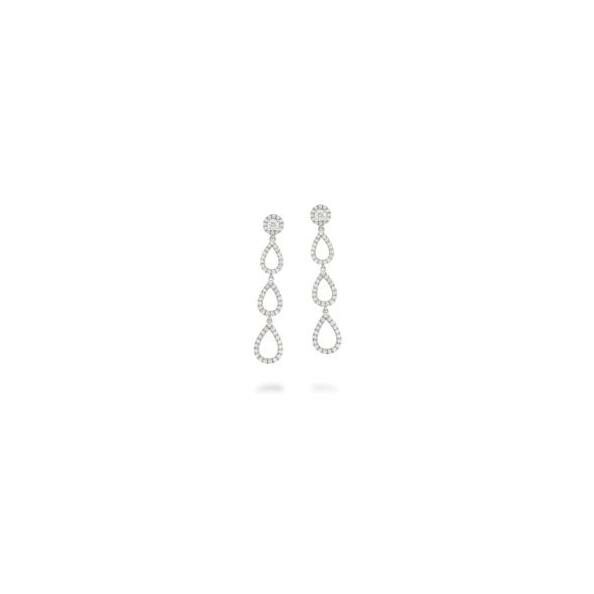 Boucles d'oreilles  B&F My Haute Joaillerie Sélection Gouttes en or blanc et diamants 