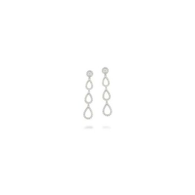 Boucles d'oreilles  B&F My Haute Joaillerie Sélection Gouttes en or blanc et diamants 