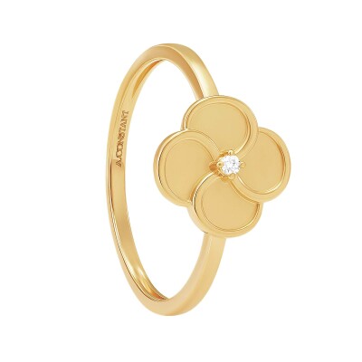 Bague or jaune et diamant