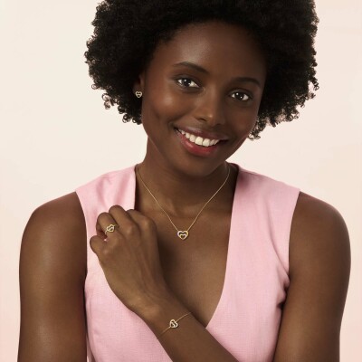 Bague or jaune et diamants