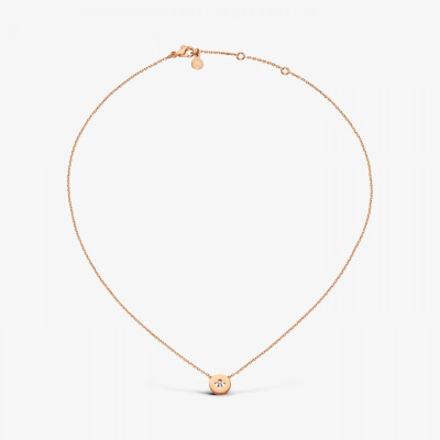 Royal Arthus Bertrand necklace, polished rose gold and diamond